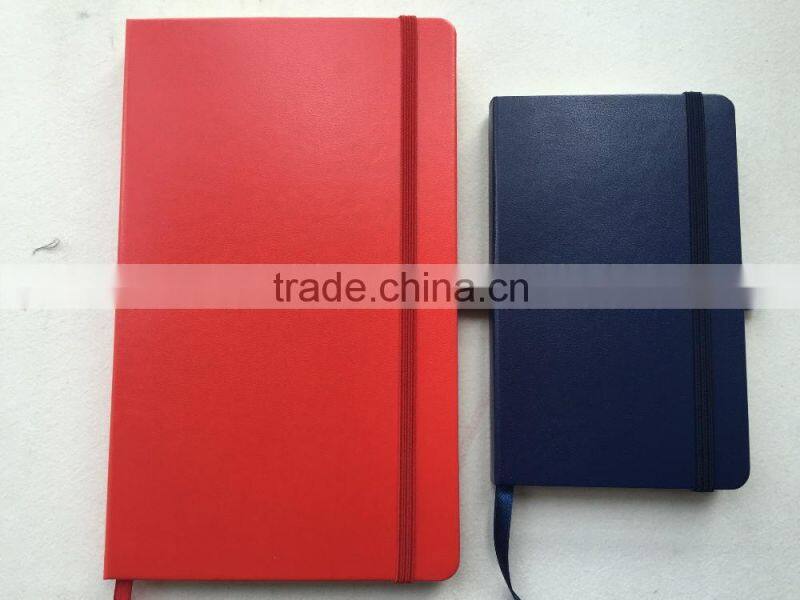 PU leather notebook with sponge in cover