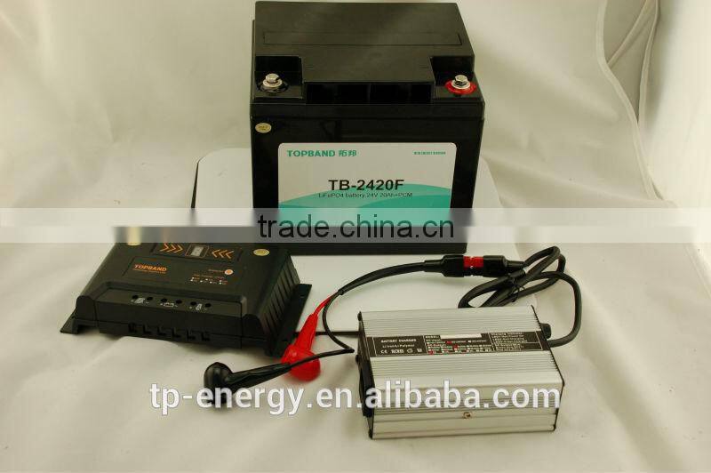 24V 20Ah lifepo4 rechargeable e-scooter battery pack