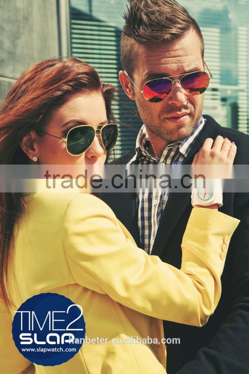 Fashion style japan movement sapphire glass watches wholesale bulk snap watches with changeable strap