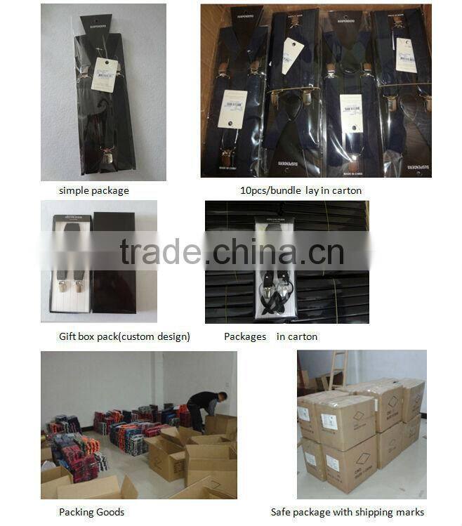 Classical Star Printed Elastic Mens and Ladies Braces Suspenders