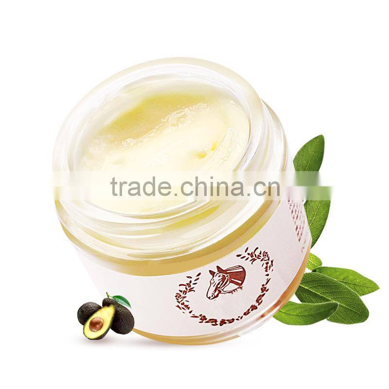Hot Sale Skin Care Natural Whitening Moisturizing Face Beauty Cream, Horse Oil Cream