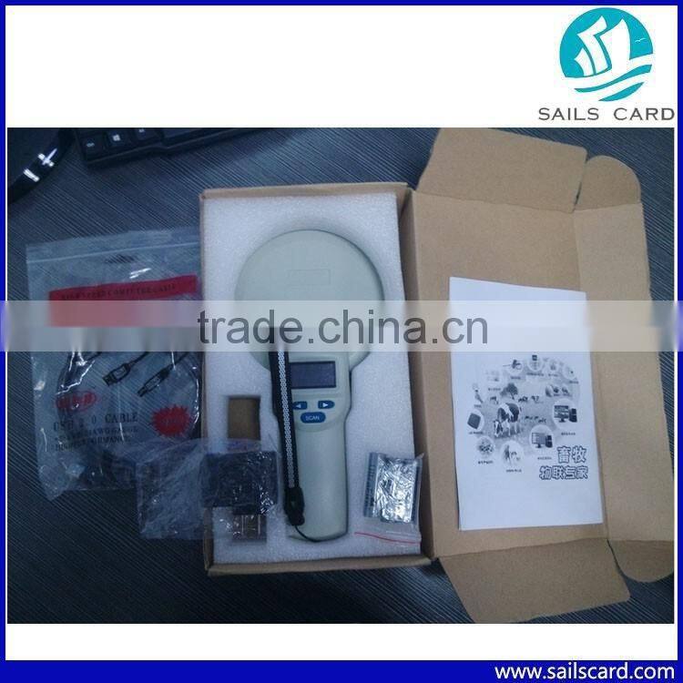 Hot sale RFID Animal ear tag reader with ISO Standard