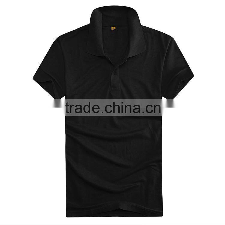 2016 new summer cotton shirt collar short sleeve pique polo t shirt men's fashion plain casual polo shirts