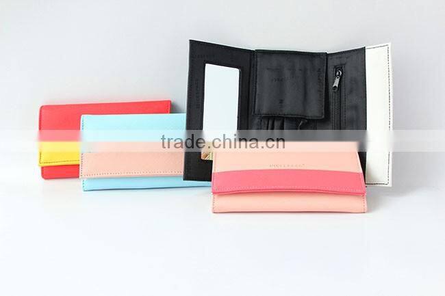 Wholesale eyebrow pencil storage bag with mirror kind workmanship