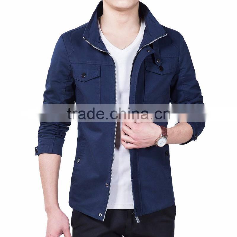 Fashion custom design cotton jacket wholesale men bomber jacket, winter jacket