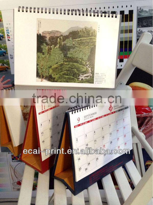 Desk calendar printing company in Beijing China/Advertising printing
