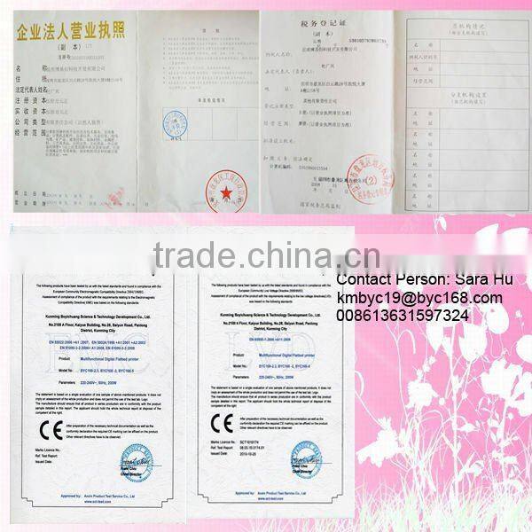 Inkjet flatbed Marble Glass bottle making equipment