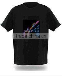 flashing el equalizer t shirt