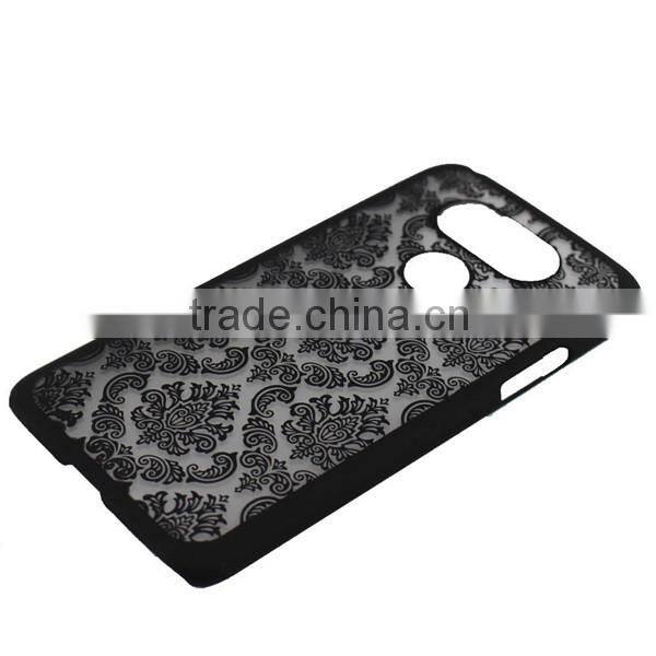 C&T Damask Design Ultra Slim Clear Hard Back Case Cover for LG G5