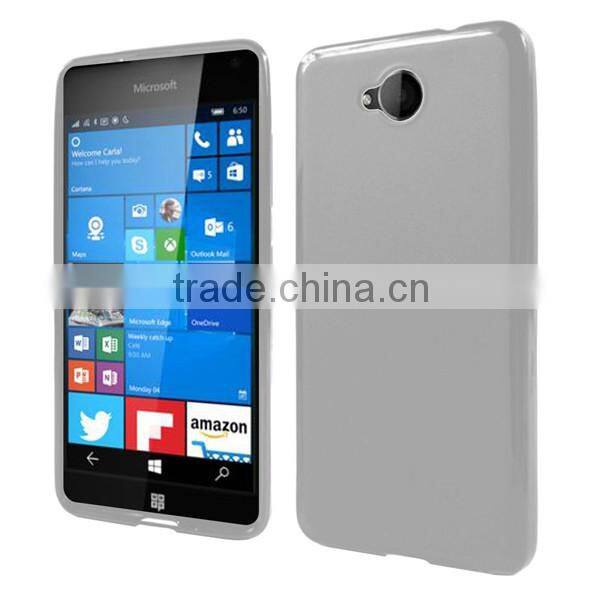 C&T Rubber Protective Shell Soft Gel TPU Phone Back Case Cover for Nokia Microsoft Lumia 650 5.0 inches