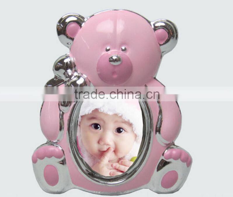 Lovely angel wings pink baby girl different cartoon shaped picture frames