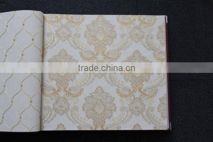 2014 new Italian design pvc deep embossed Mona Lisa K58101 Italian style waterproof sounproof