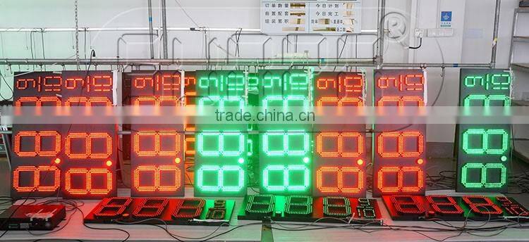 USA LED CASH GAS PRICE SIGN / CREDIT gas station led price digital sign /7 segment led gas station sign