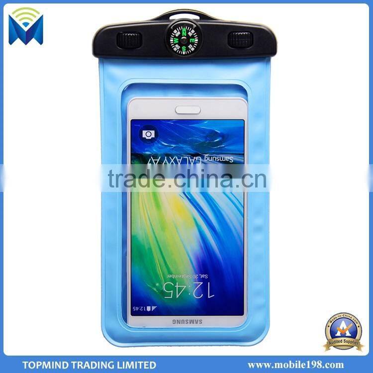 Wholesale Price Phone Waterproof Plastic Bag with Compass for iPhone 6 6S