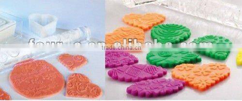 Cockade acrylic textured rolling pin,rolled fondant tools