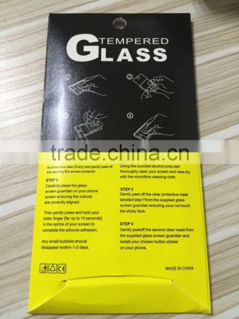Wholesale 9H screen protector tempered glass films for iphone 6 screen glass