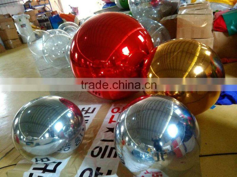hot sale custom size inflatable disco mirror ball /inflatable siliver decoration mirror balloon For Disco,Stage Decoration