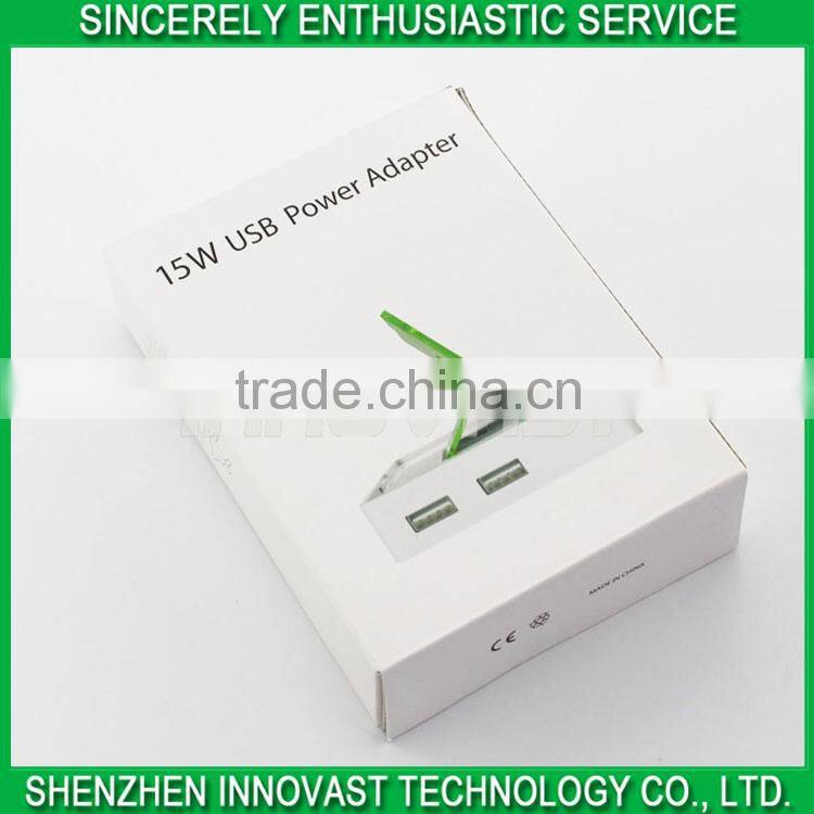 2-Port Desktop USB Charger for iPhone and Android