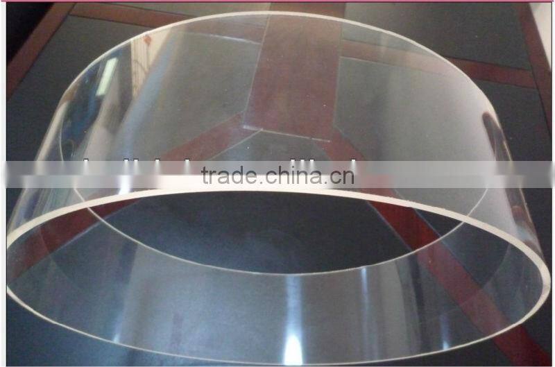 Transparent plastic cylinder tube
