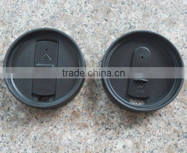 16OZ Double Wall Thermos Plastic Travel Mug with Stainless Steel Outer