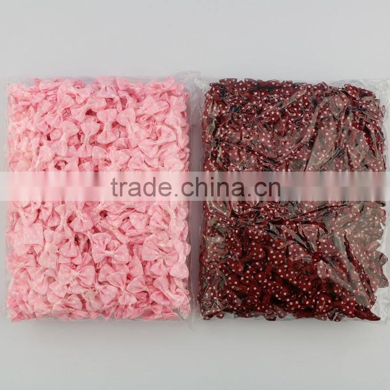 Wholesale fancy handmade gift bows package bows polka dots grosgrain ribbon bow