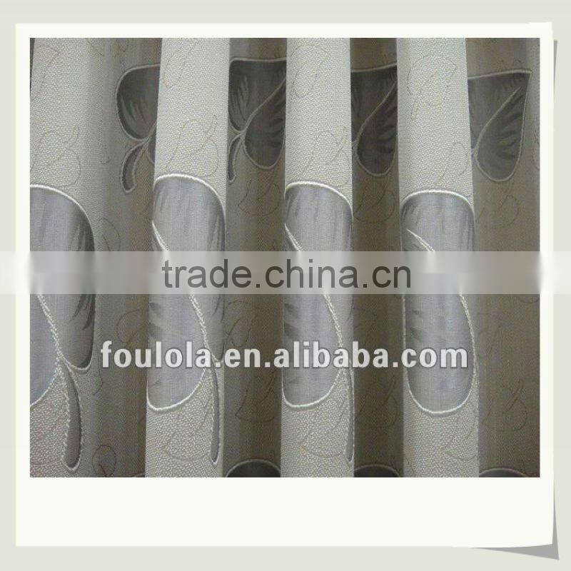 Simple Design European Style Polyester 2.8m Width 170g/m2 Bedroom Curtain Fabric Material