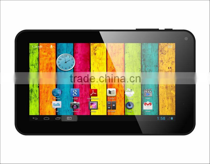 7 inch usb tablet computer with Allwinner A33 Dual Core 1080P USB Host Android 4.4 B