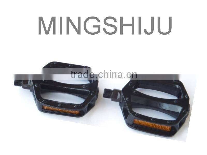 Taiwan made MINGSHIJU skidproof alloy/black cycling pedals