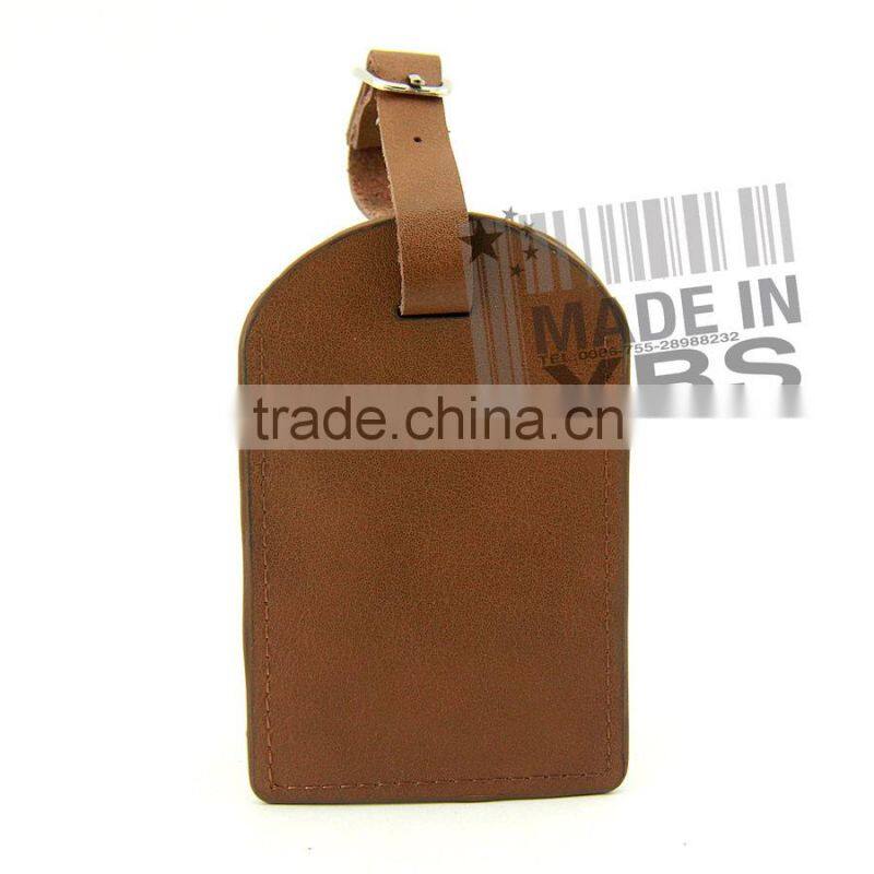 Travel Tag genuine Leather luggage tag wholesale