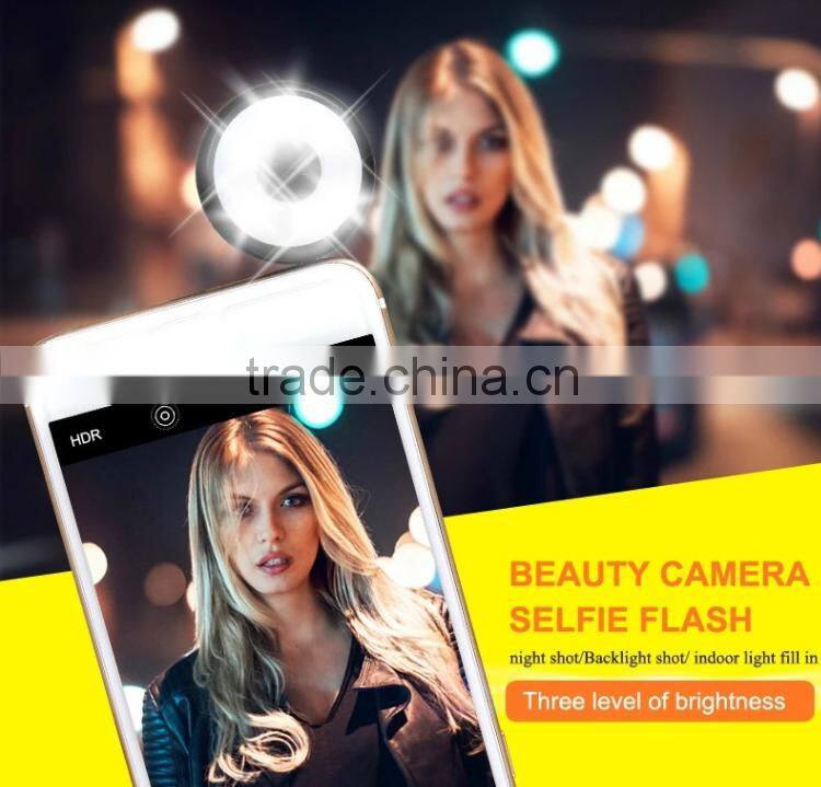 new arrival mobile phone selfie flash selfie light external enhancing selfie night light