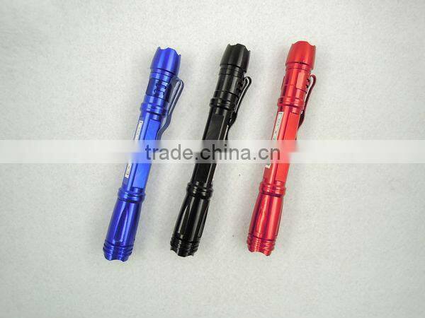 New Cheap Aluminum Promotional Pen Torch with AAA Battery