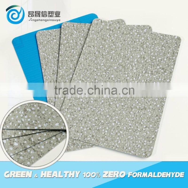Soundproof easy clean commercial pvc dense floor