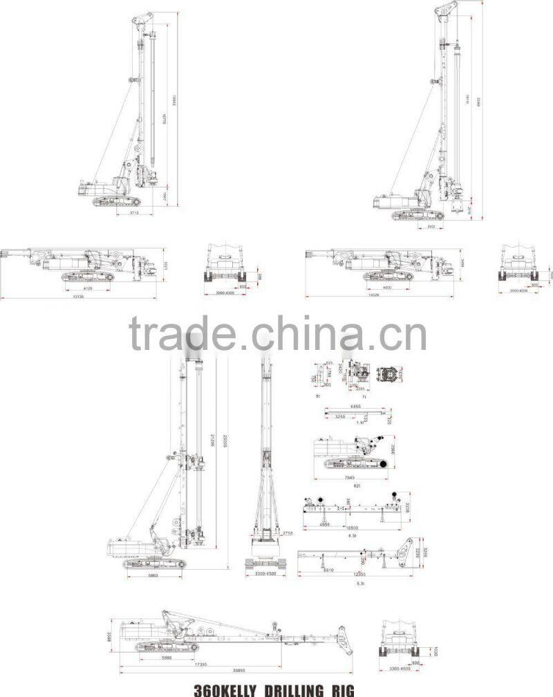 FAE First small rotary drilling rig-FAR120 mini piling rig for sale