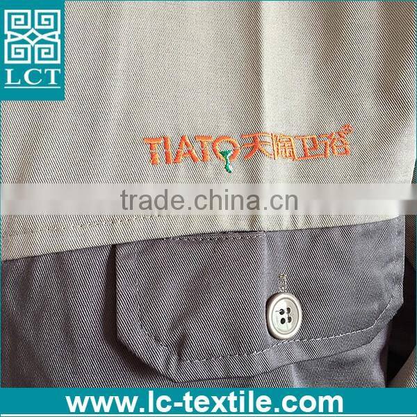 china wholesale flame resistant professional workwear with custom embroidered