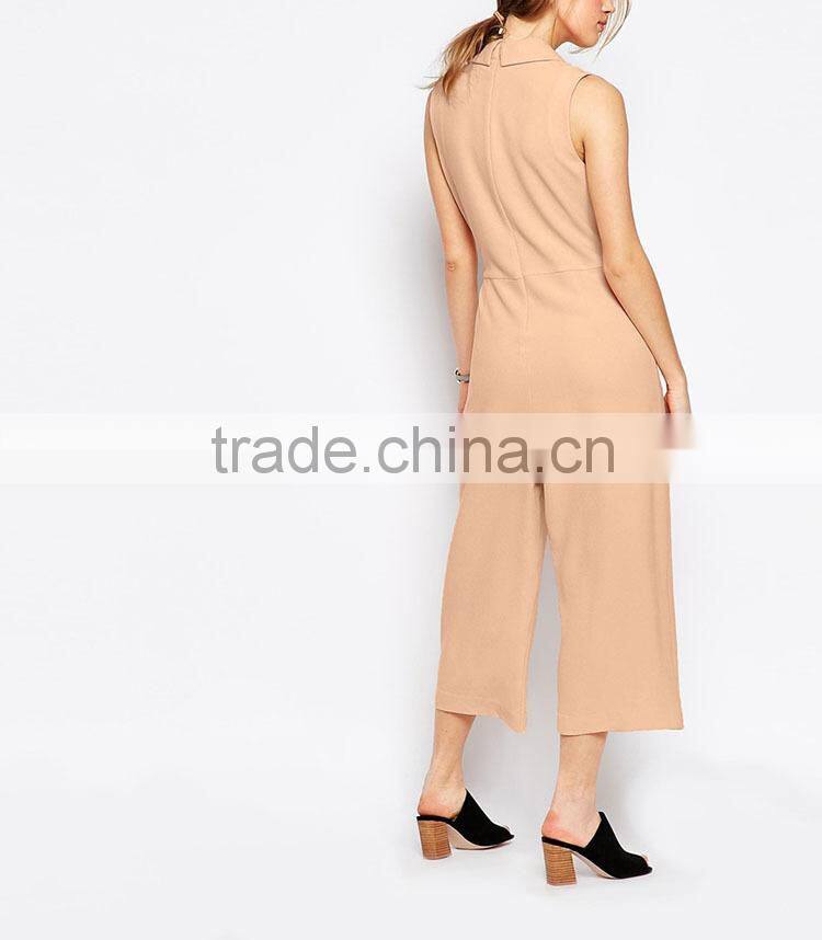 Apparel pants and trousers woman sleeveless wrap long lady romper jumpsuits