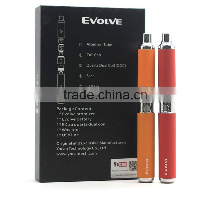 Yocan evolve plus Dual quartz coil wax vaporizer pen