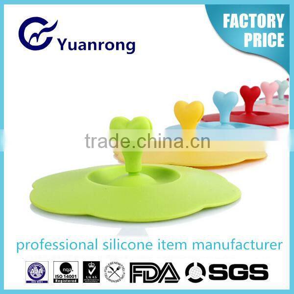 Eco-friendly 100% Silicone Lid for Coffee and Tean Cups Lids