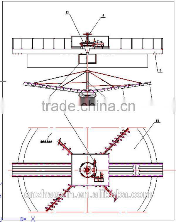 lower pricr and first-rate thickening equipment NG peripheral traction thickener with ISO9001certificate