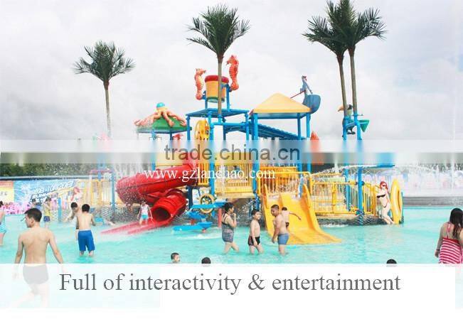 Hot sale Funny water play house fiberglass water tubes