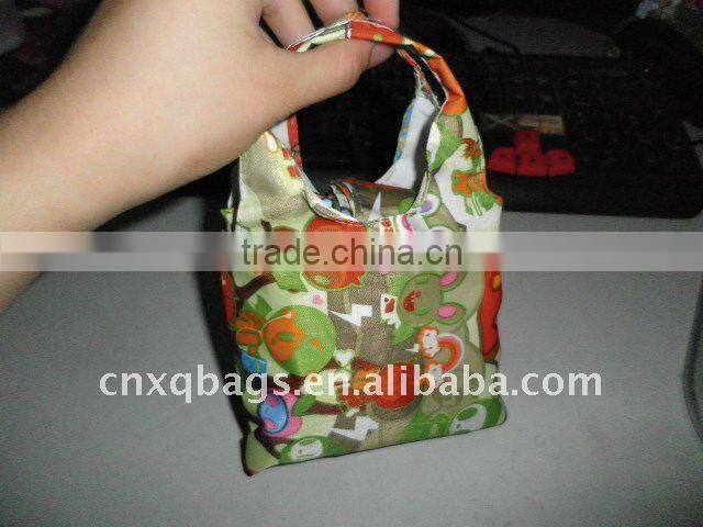 nylon fold bag polyester folding bag non woven folded bag