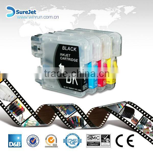 Refillable cartridge for LC12 LC17 LC73 LC75 LC77 LC79 LC400 LC450 LC1240 LC1280