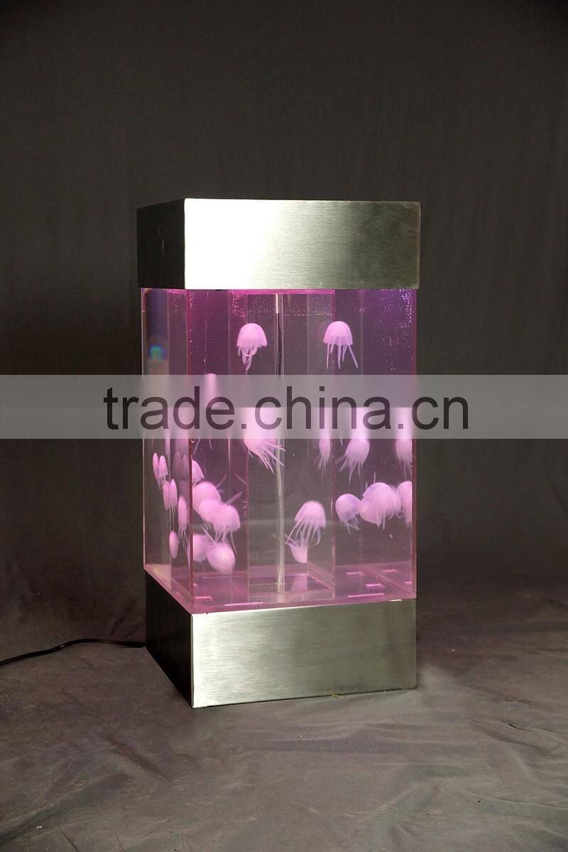 wonderfull Table top colorful Jellyfish tank. fish tank ,aquarium