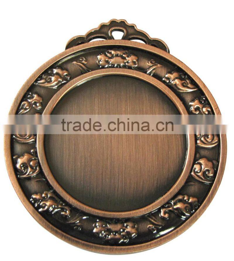 five-pointed star shape gold plating metal medal