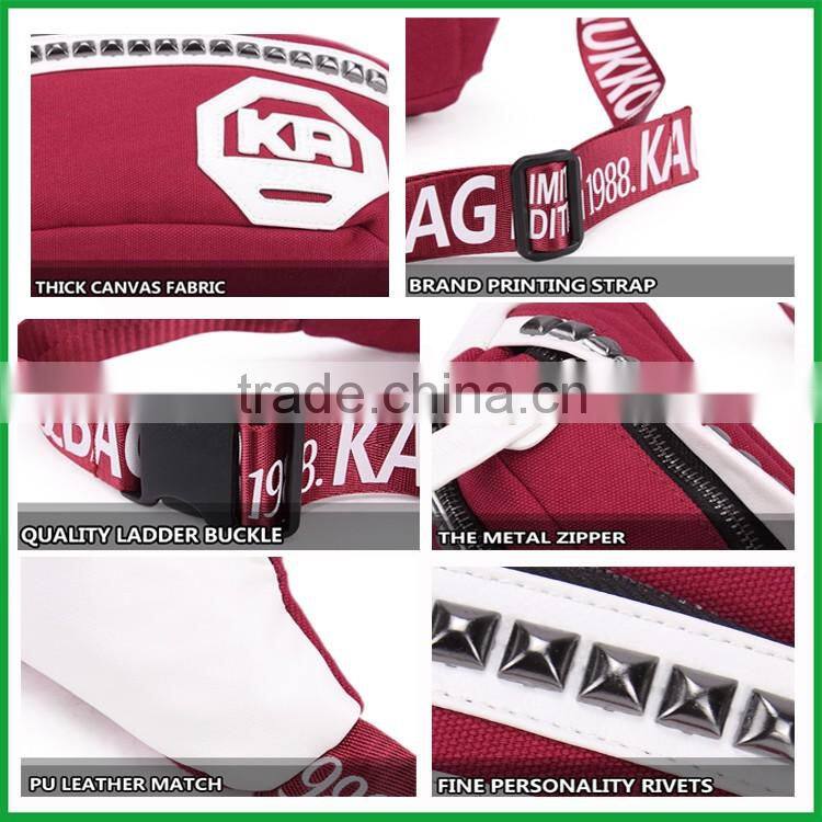 Canvas Women messenger bag Waist Belt Running Bag