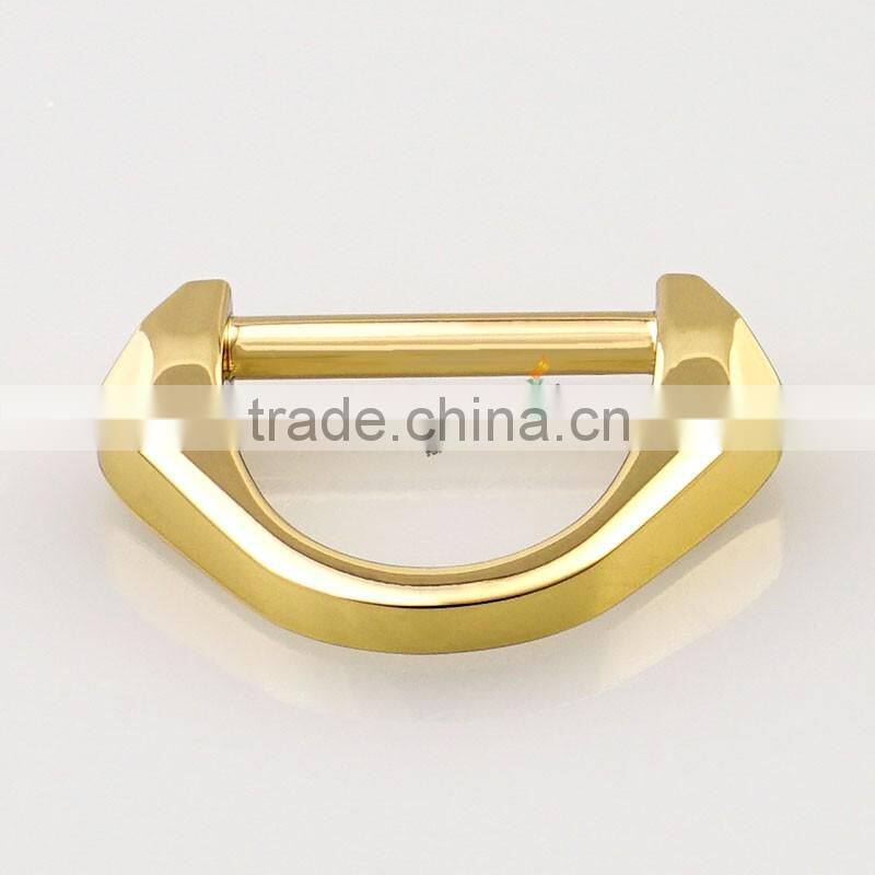 High Grade Gold Metal D Ring For Handbag