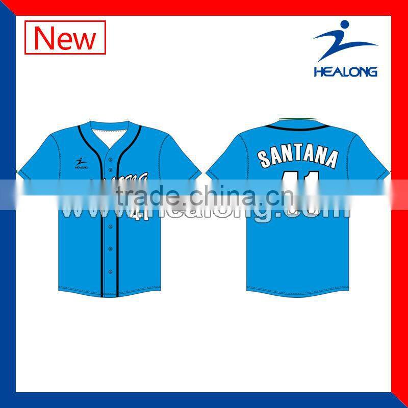 hot sales custom team private brand Baseball jersey