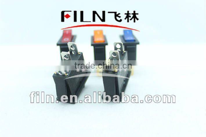 six color rocker switch t120 15A