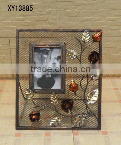 vintage picture frame metal handmade wrought iron craft gifts home decor funny photo frame