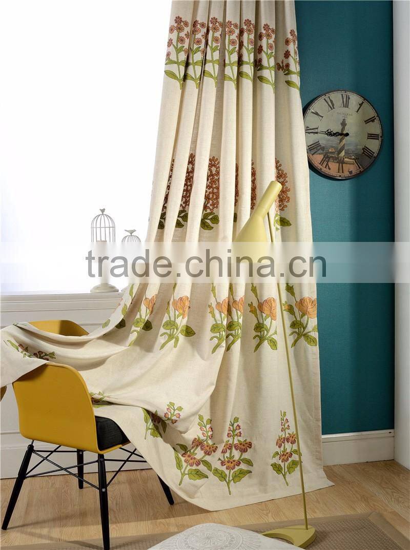 Custom made Hang drape curtain for living room