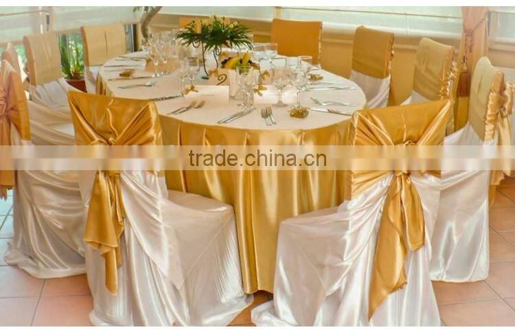 good design popular durable polyester wedding chair covers